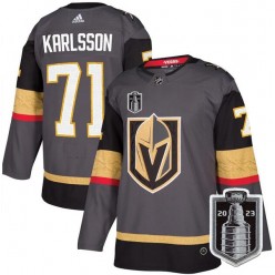 Vegas Golden Knights 71 William Karlsson Gray 2023 Stanley Cup Final Adidas Jersey