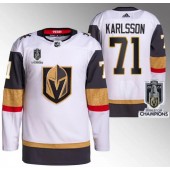 Vegas Golden Knights 71 William Karlsson White 2023 Stanley Cup Champions Adidas Jersey
