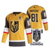 Vegas Golden Knights 81 Jonathan Marchessault Gold 2023 Stanley Cup Champions Adidas Jersey
