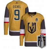 Vegas Golden Knights 9 Jack Eichel Gold 2023 Stanley Cup Final Adidas Jersey