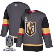 Vegas Golden Knights Blank Gray 2023 Stanley Cup Champions Adidas Jersey