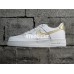 NIKE AIR FORCE 1 LOW SUMMIT WHITE GOLD 314219-127