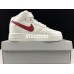 NIKE AIR FORCE 1 MID 07 LV8 SUEDE SAIL UNIVERSITY RED 315123-126