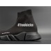 BALENCIAGA STRETCH MESH HIGH TOP SNEAKER ALL BLACK 483502-W05G0-1000