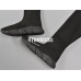 BALENCIAGA STRETCH MESH HIGH TOP SNEAKER OVER KNEE BLACK