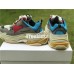 BALENCIAGA TRIPLE S GREY RED BLUE 490673-W06E3-4365