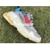 BALENCIAGA TRIPLE S GREY RED BLUE 490673-W06E3-4365
