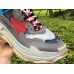 BALENCIAGA TRIPLE S GREY RED BLUE 490673-W06E3-4365