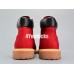 TIMBERLAND BOOTS 12909 JUNIOR RED NUBUCK WATERPROOF