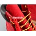 TIMBERLAND BOOTS A156H RED NUBUCK 6 INCH PREMIUM WATERPROOF