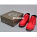 TIMBERLAND BOOTS LOW A1IJ6 RED NUBUCK WATERPROOF