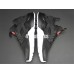 NIKE AIR HUARACHE RUN ULTRA PREM BLACK RED WHITE 882144-001
