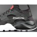 NIKE AIR HUARACHE RUN ULTRA PREM BLACK RED WHITE 882144-001