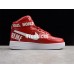 NIKE AIR FORCE 1 HIGH x SUP WORLD FAMOUS RED 698696-610