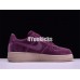 NIKE W AIR FORCE 1 LOW 07 LV8 SUEDE VELVET TARO PURPLE 849345-601
