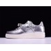 NKLAB AIR FORCE 1 LOW JEWEL MINI SWOOSH SILVER 941912-500