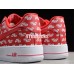 NIKE AIR FORCE 1 LOW 07 QS LOGO PRINT RED AH8462-600