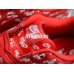 NIKE AIR FORCE 1 LOW 07 QS LOGO PRINT RED AH8462-600