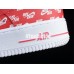 NIKE AIR FORCE 1 LOW 07 QS LOGO PRINT RED AH8462-600