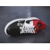 NIKE AIR FORCE 1 LOW MINI SWOOSH BLACK WHITE RED 823511-603