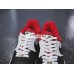 NIKE AIR FORCE 1 LOW MINI SWOOSH BLACK WHITE RED 823511-603