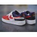 NIKE AIR FORCE 1 LOW MINI SWOOSH RED WHITE BLUE 823511-601