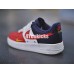 NIKE AIR FORCE 1 LOW MINI SWOOSH RED WHITE BLUE 823511-601