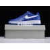 NIKE AIR FORCE 1 07 LOW MINI SWOOSH DARK BLUE WHITE 820266-406
