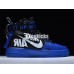 CLOCK BOYS x NIKE SF AIR FORCE 1 MID QS BLUE BLACK