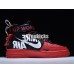 CLOCK BOYS x NIKE SF AIR FORCE 1 MID QS RED BLACK