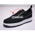 NIKE AIR FORCE 1 LOW CANVAS BLACK WHITE 905136-001