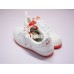 NIKE AIR FORCE 1 LOW CANVAS WHITE ORANGE 905136-100