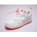 NIKE AIR FORCE 1 LOW CANVAS WHITE ORANGE 905136-100