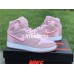 AIR JORDAN 1 RETRO HIGH OG (GS) SATIN PINK AO1847-645