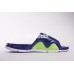 AIR JORDAN HYDRO 4 WHITE BLUE PURPLE GREEN 705163-012