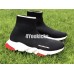 BALENCIAGA SPEED TRAINER BLACK RED
