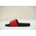 GIVENCHY PARIS FLAT BLACK RED RUBBER SANDALS WITH RED LOGO