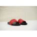 GIVENCHY PARIS FLAT BLACK RED RUBBER SANDALS WITH RED LOGO