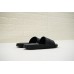GIVENCHY PARIS FLAT BLACK RUBBER SANDALS WITH BLACK LOGO