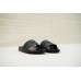 GIVENCHY PARIS FLAT BLACK RUBBER SANDALS WITH BLACK LOGO