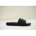 GIVENCHY PARIS FLAT BLACK RUBBER SANDALS WITH BLACK LOGO