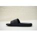 GIVENCHY PARIS FLAT BLACK RUBBER SANDALS WITH BLACK LOGO