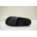 GIVENCHY PARIS FLAT BLACK RUBBER SANDALS WITH BLACK LOGO