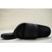 GIVENCHY PARIS FLAT BLACK RUBBER SANDALS WITH BLACK LOGO