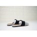 GIVENCHY PARIS FLAT SILVER METALLIC LEATHER MULES WITH WHITE LOGO