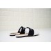 GIVENCHY PARIS FLAT WHITE LEATHER MULES WITH WHITE LOGO