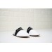 GIVENCHY PARIS FLAT WHITE LEATHER MULES WITH WHITE LOGO