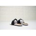 GIVENCHY PARIS FLAT WHITE LEATHER MULES WITH WHITE LOGO