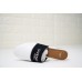 GIVENCHY PARIS FLAT WHITE LEATHER MULES WITH WHITE LOGO