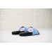 GIVENCHY PARIS SANDAL BLACK LIGHT BLUE WHITE LOGO